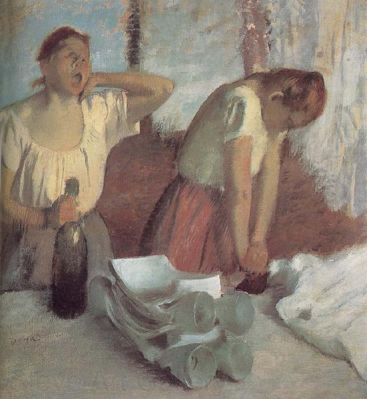 Edgar Degas Ironing clothes works Germany oil painting art